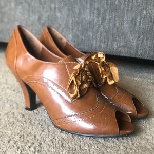 Madden Girl Peep Toe Oxford Heels